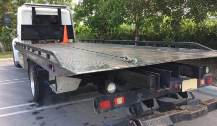 flatbed towing